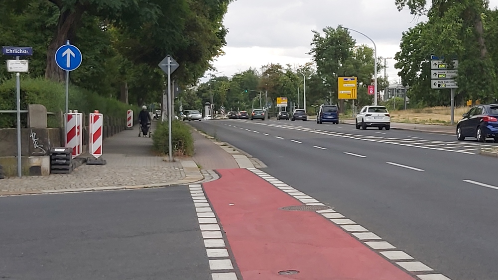 SachsenEnergie erneuert die Hauptversorgungsleitung für Trinkwasser auf der Ammonstraße zwischen Ehrlichstraße und Rosenstraße. Foto: MeiDresden.de