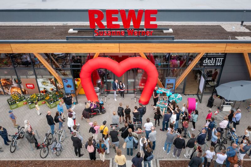 REWE Dresden Klotzsche Eröffnunung. Foto: Crispin-Iven Mokry 
