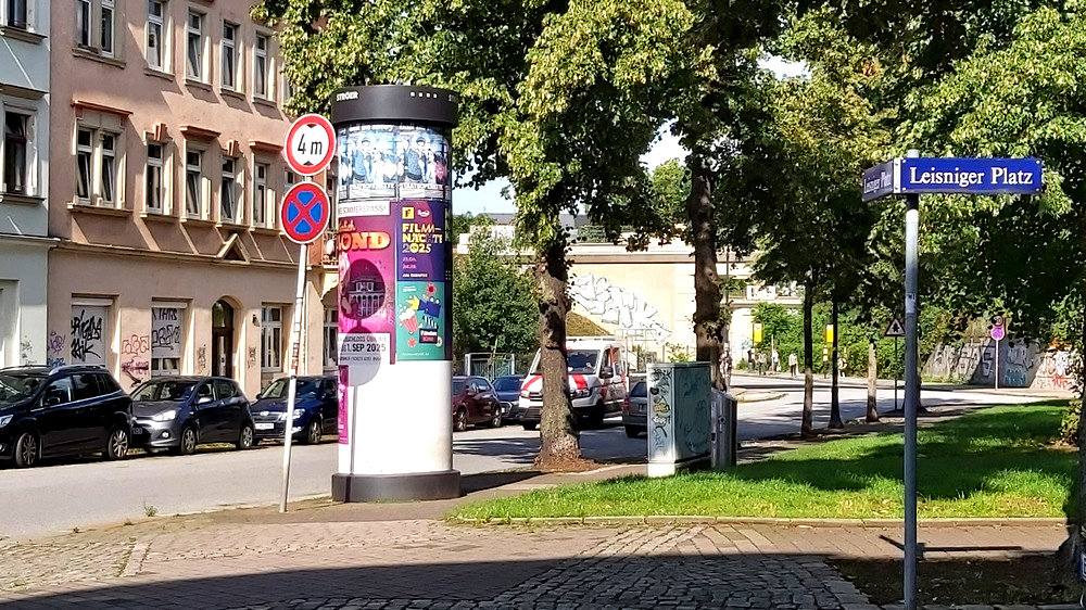 Fernwärme in Pieschen wird weiter ausgebaut - Verkehrseinschränkungen ab 11. August am Leisniger Platz. Foto: MeiDresden.de