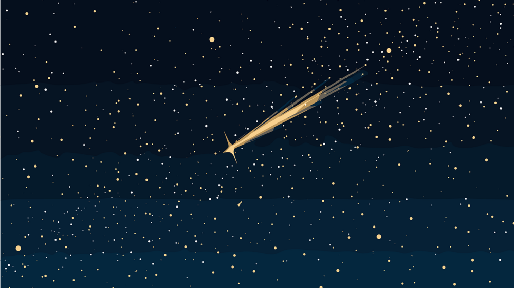 Wer in klaren Augustnächten den Blick nach oben richtet, kann seinen Wunschzettel zücken, denn es regnet Sternschnuppen. Symbolfoto (Pixabay /Ai generiert)