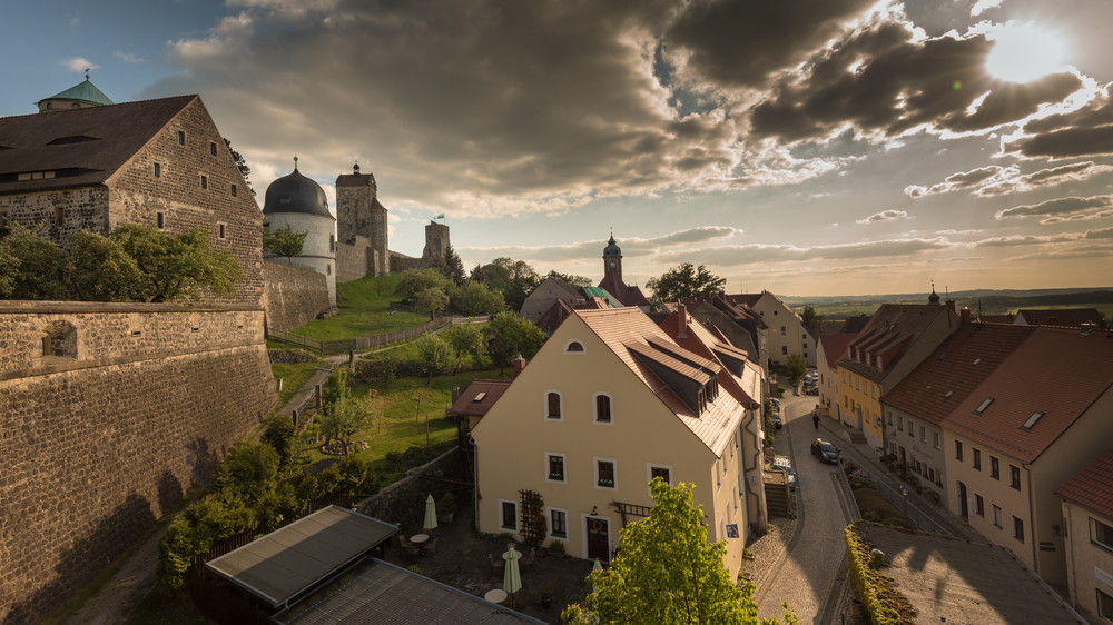  Burg Stolpen mit Schlossstrasse Foto: © Klaus Schieckel