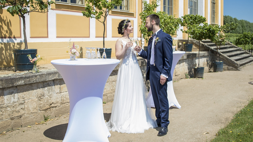 Hochzeit im Barockgarten © Golden Image
