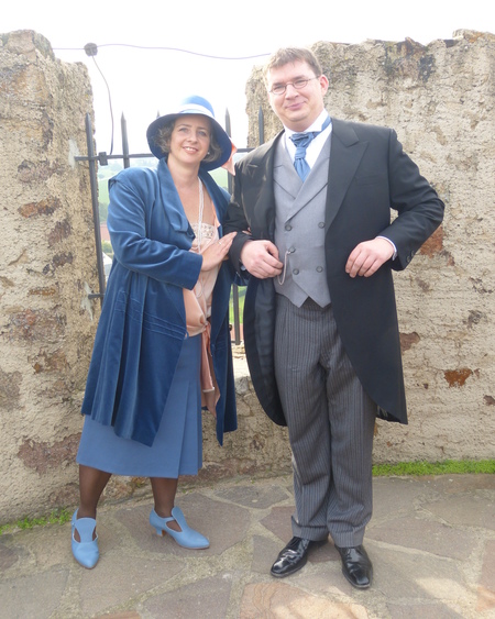 Hanns und Elfried von Einsidel auf Burg Gnandstein © Gaby Rauschenbach