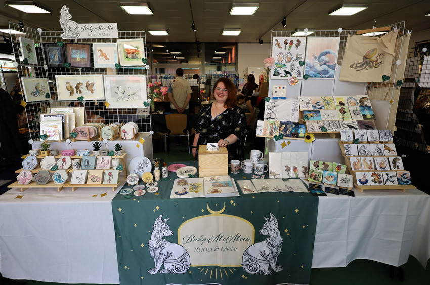 Haus der Presse wird zum Festivalgelände Japanfestival, Kreativmarkt und Trödelspaß vereinen sich. Foto: Fabian Todte / PR