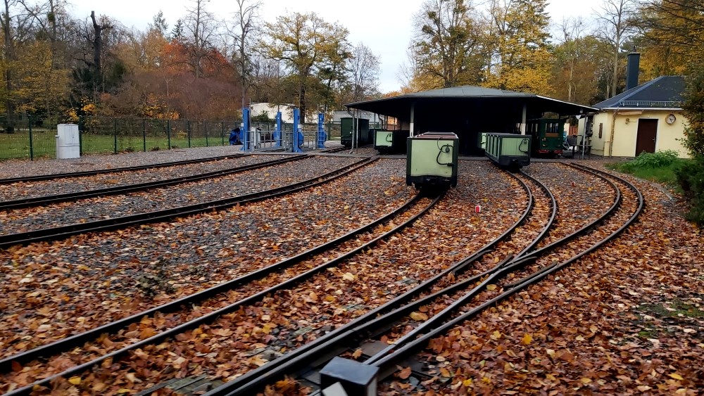 Parkeisenbahn Dresden im Herbst  Foto: © MeiDresden.de