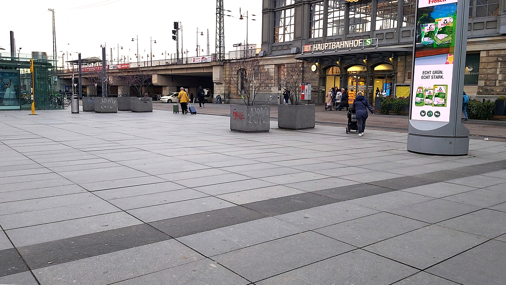 Wiener Platz- Ein Dresdner Sorgenkind mit Schmuddelimage soll bald einladender werden. Foto:MeiDresden.de