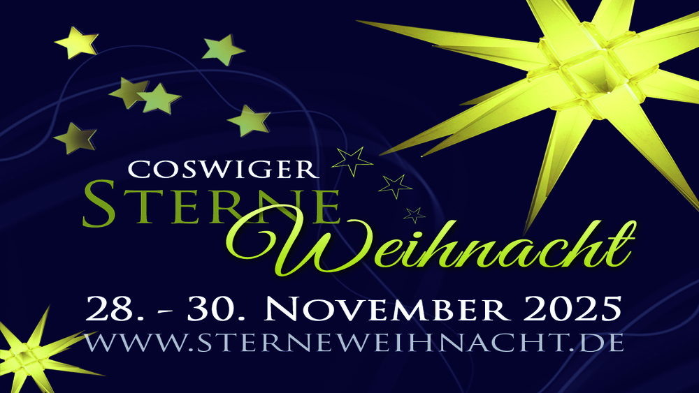 Sterneweihnacht Coswig. Foto:,ẞtadtverwaltung Coswig