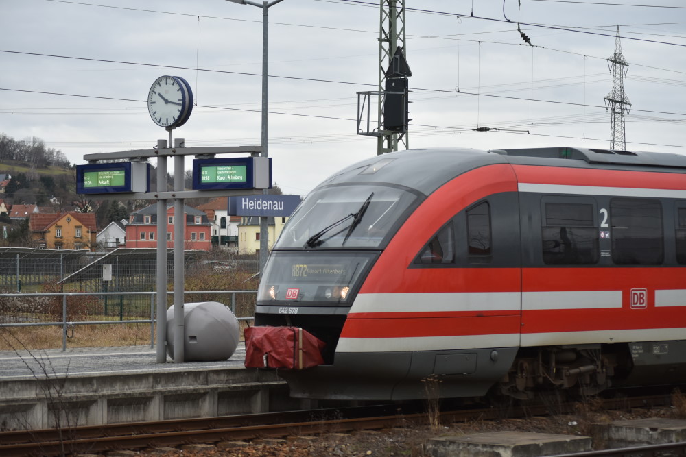 Heidenauer Umstiegskrimi von der S-Bahn in die Müglitztalbahn bleibt  Foto: © MeiDresden.de