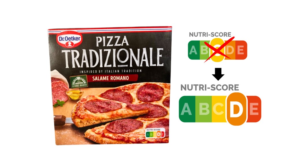 Dr.Oetker Nutri Score  ©  foodwatch e.V.