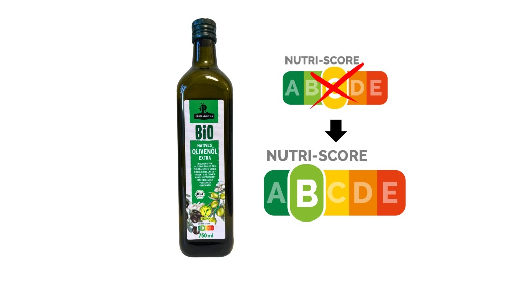 Olivenoel Nutri Score  © foodwatch e.V.
