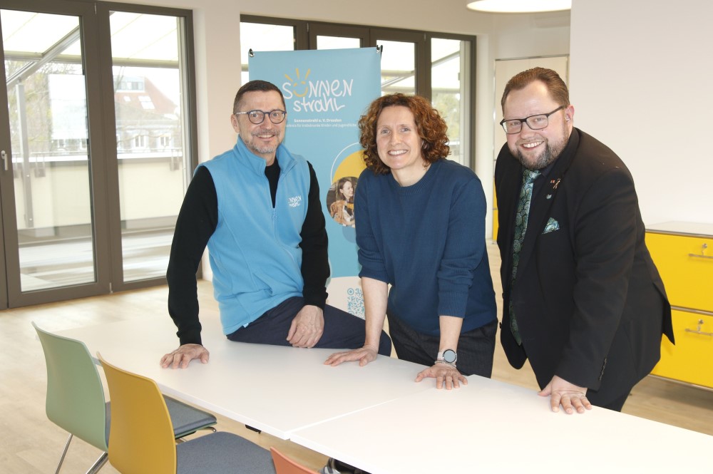 Falk Noack, Ulrike Grundmann Andreas Führlich v.l.     Foto Sabine Mutschke