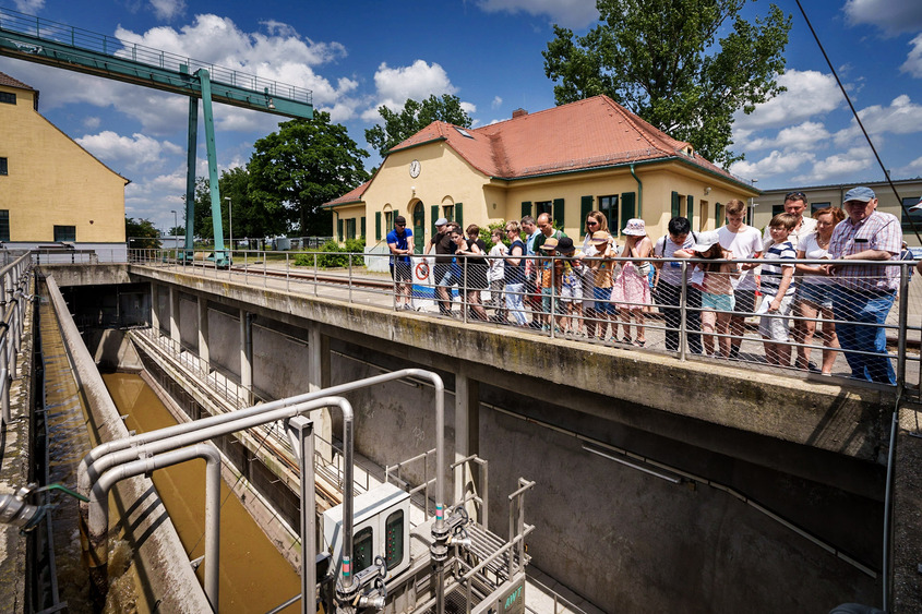 Kläranlage Dresden Kaditz Sandfang. Foto: Andre Wirsig