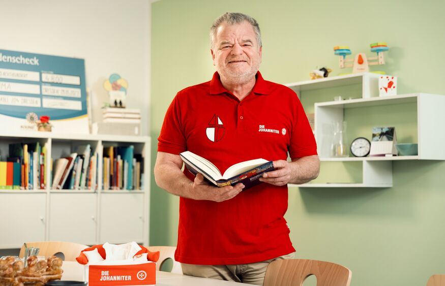 Einrichtungsleiter der Trauerbegletiung Robert Dietsche. Foto ©Johanniter Dresden/ Anne Kaiser