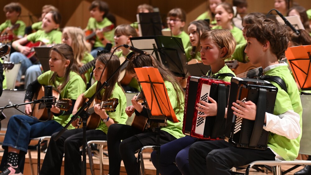 MusikSchützen beim Konzert im Kulturpalast. Foto: HSKD