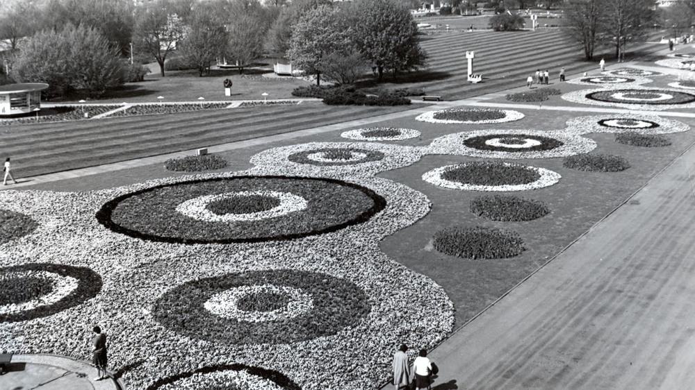 Hier erkennt man klar, aus welcher Zeit der egapark stammt. Foto: DJD/Erfurter Garten- und Ausstellungs/egapark-Archiv