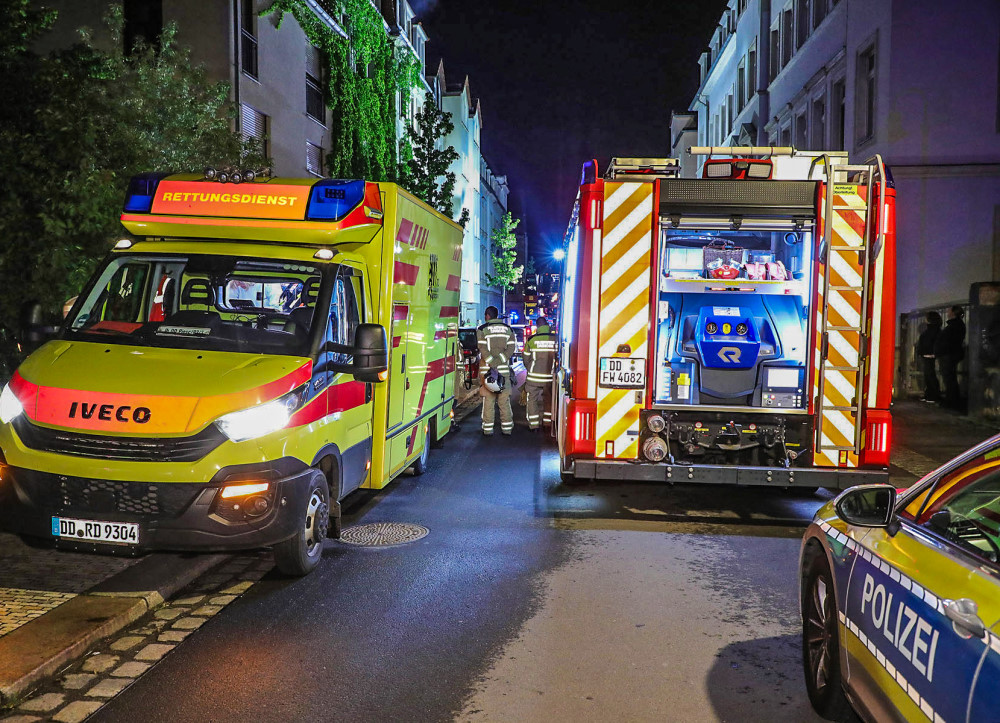 Roland Halkasch Die Osterbergstraße musste für die Dauer des Einsatzes voll gesperrt werden.