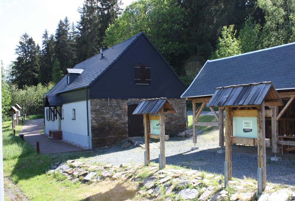 Flussperlmuschelstation und Infopunkt     Fotograf: Archiv LaNU