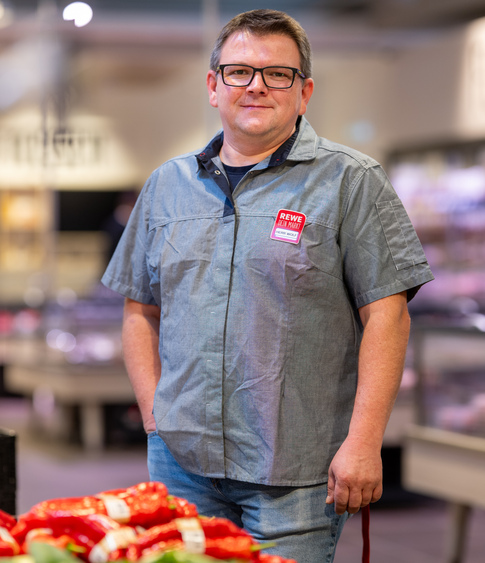 REWE Dippoldiswalde Kaufmann Michael Wolf. Foto: Crispin-Iven Mokry