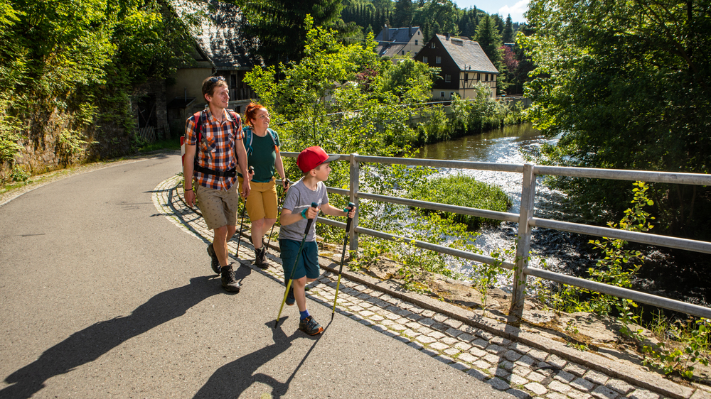 Zschopautal Wandern mit der Familie. Foto: TVE Marcel Lohr mountainlovers