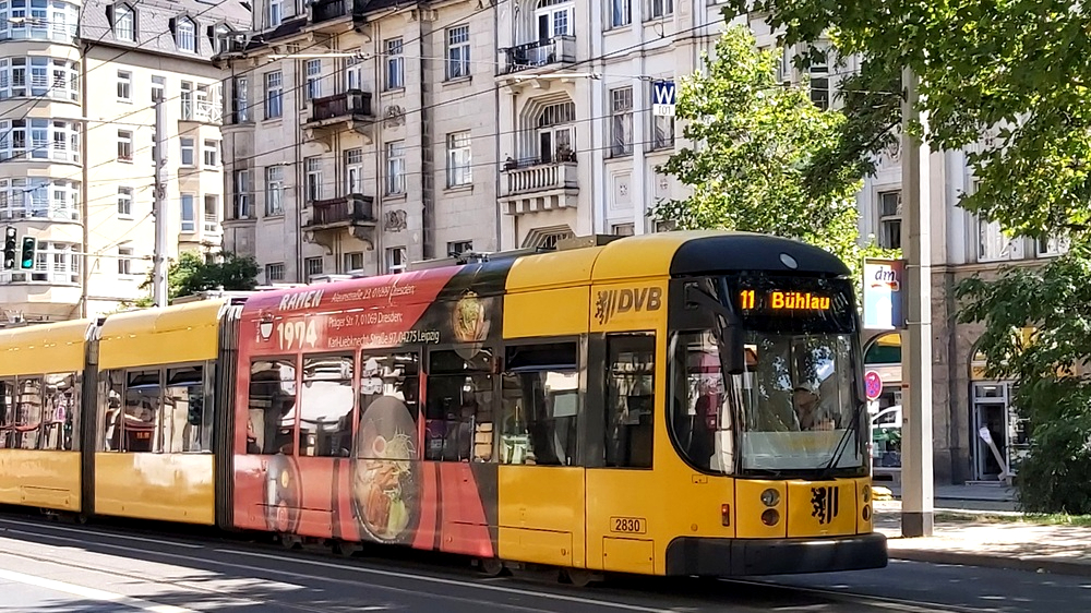 Weichenreparatur auf der Bautzner Straße:  Straßenbahnlinien 6, 8 und 11 mit veränderter Linienführung. Foto: MeiDresden.de