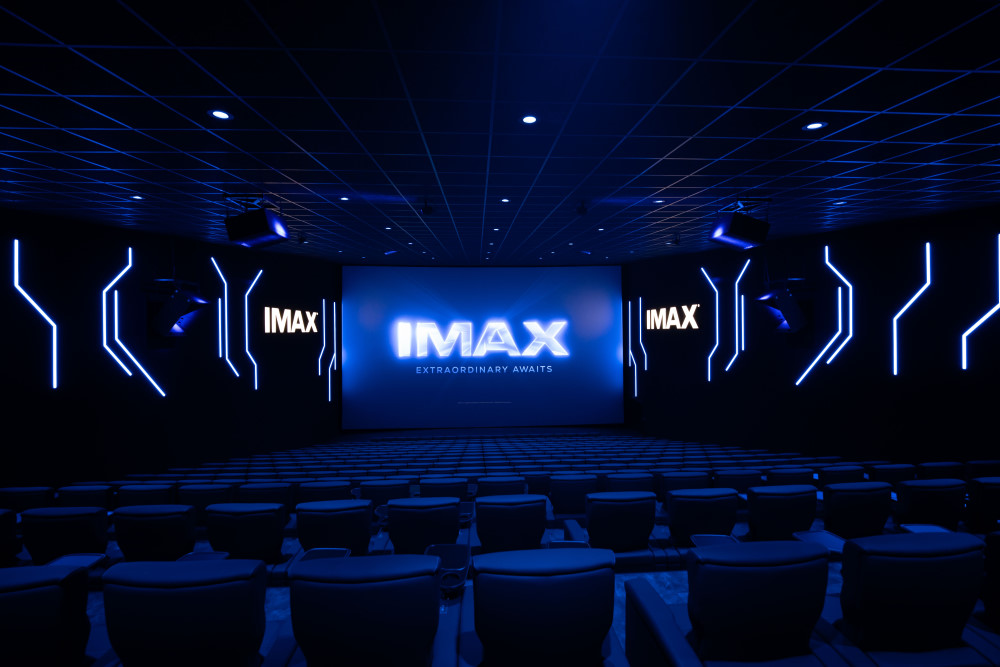 Der neue IMAX-Saal im Cineplex Kristallpalast Dresden.  Foto: Cineplex