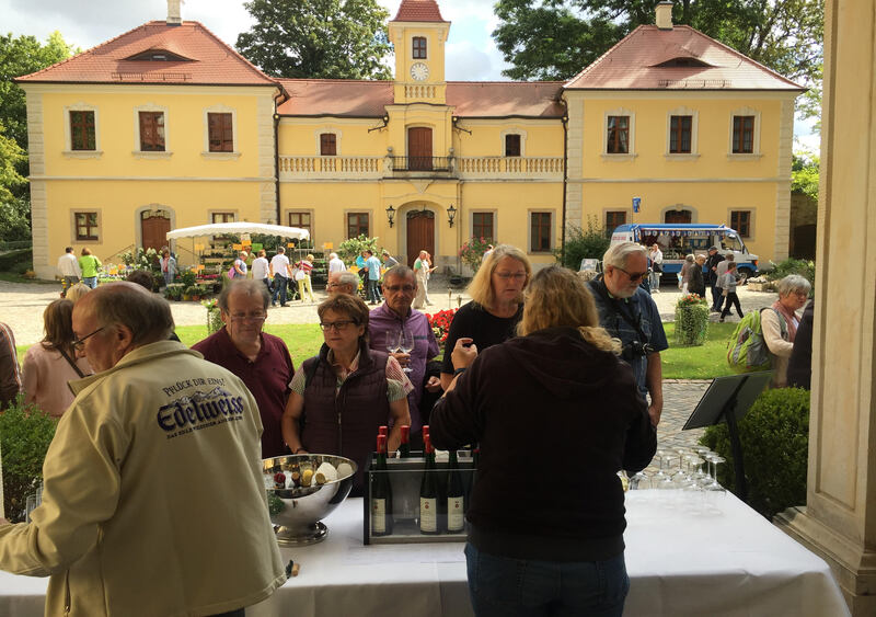 Weinstand Schloss Proschwitz . Foto: PR Korczynsky