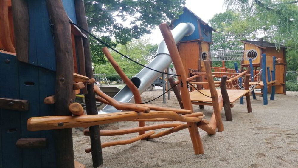 Neues Spielgerät auf dem Spielplatz Asternweg/Am Gorbitzbach, © Landeshauptstadt Dresden