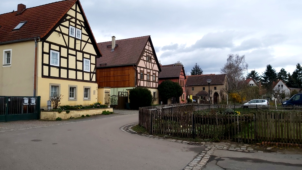 Historischer Dorfplatz Altzitzschewig. Foto:MeiDresden.de