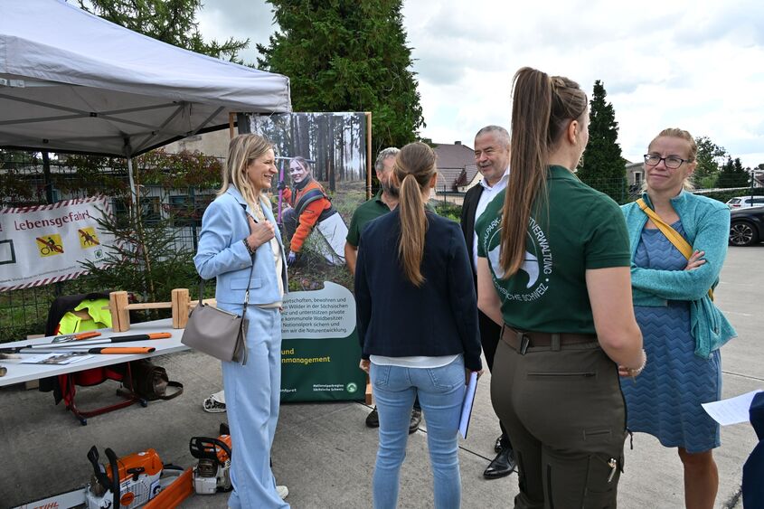 Tag der Ausbildung Nationalpark Sächsische Schweiz-Osterzgebirge. Foto: Landratsamt Pirna
