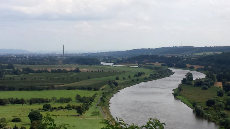 MeiDresden Sommertour- Entlang der Weinberge von Dresden nach Meißen - Blick von der Boselspitze Richtung Dresden ©MeiDresden.de / Frank Loose