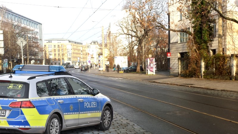 Polizeieinsätze in der Neustadt ©MeiDresden.de (Symbolbild)