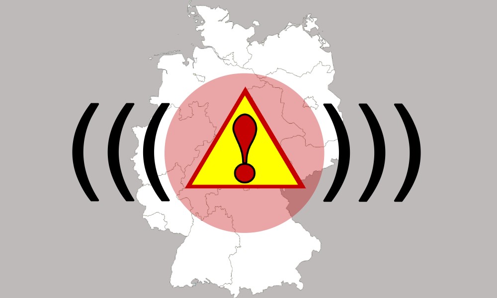 Warntag 2025   Karte Pixabay  Grafik MeiDresden.de
