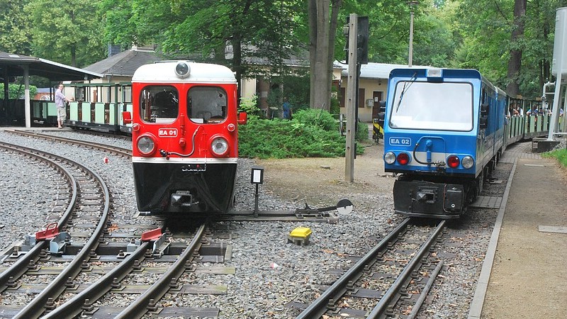 Fahrbetrieb der Dresdner Parkeisenbahn gesichert   Foto: MeiDresden.de