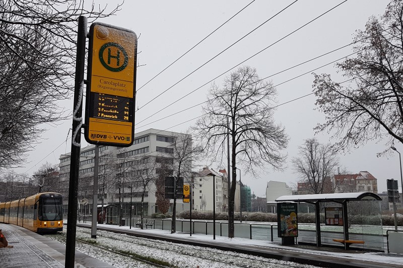 Corona: Ordnungsamt kontrolliert täglich Schutzregeln  Foto: © MeiDresden.de