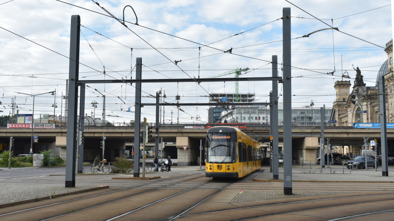 Gleisbauarbeiten Hauptbahnhof Nord am Wochenende ©MeiDresden.de