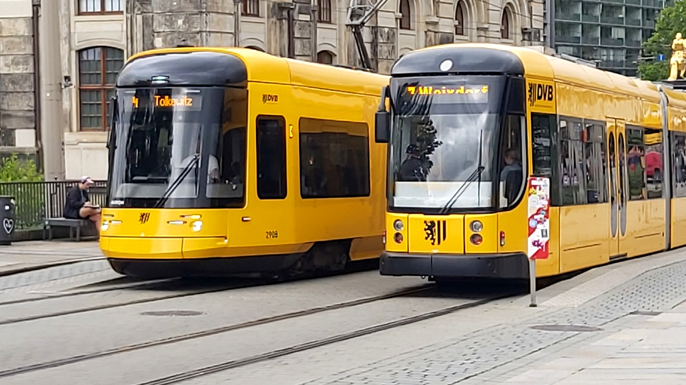 Straßenbahnumleitungen wegen Sportveranstaltung . Foto: MeiDresden.de